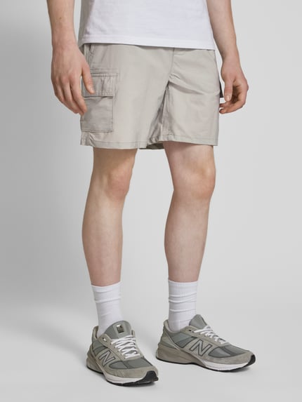 ONLY & SONS Relaxed Fit Cargoshorts mit Eingrifftaschen Modell 'CAM' Hellgrau 4