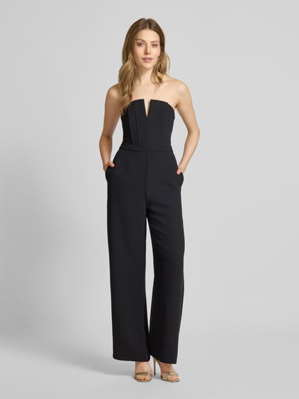 Forever New Jumpsuit in bandeaudesign Zwart - 4