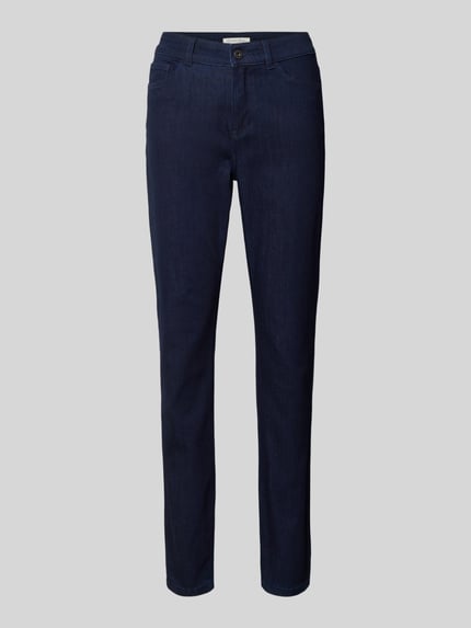 Christian Berg Woman Skinny fit jeans in 5-pocketmodel Marineblauw - 2