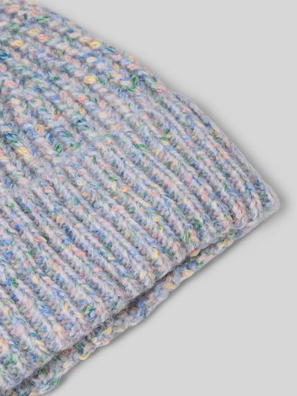 Jake*s Casual Czapka beanie z mankietem Lawendowy 2