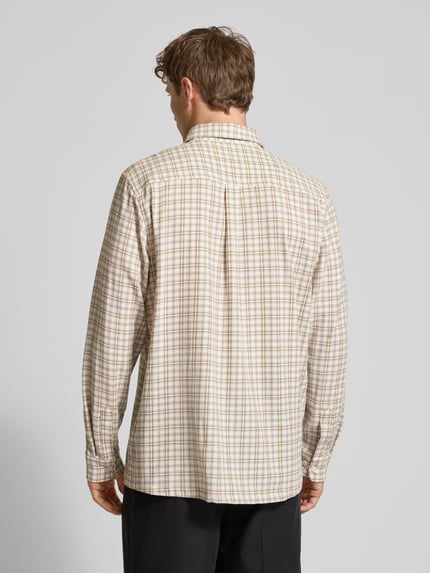 Les Deux Regular Fit Freizeithemd mit Kentkragen Modell 'John' Sand 5