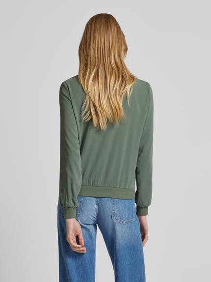 VERO MODA Bomberjack met steekzakken opzij, model 'COCO' Groen - 5
