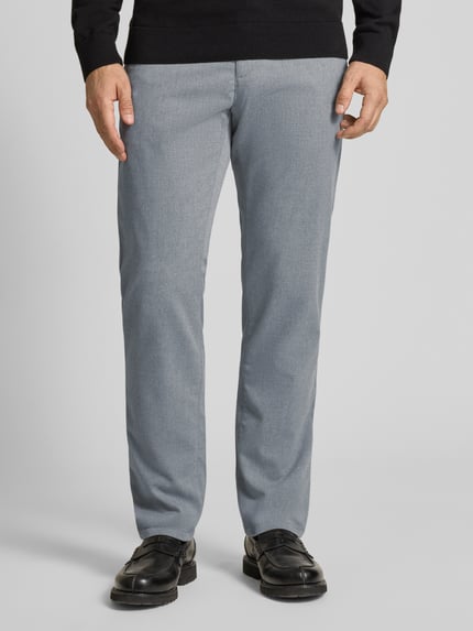 MCNEAL Straight Leg Hose mit Gesäßtaschen Mittelgrau 4