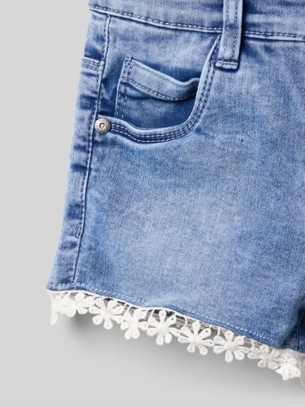 Blue Seven Regular Fit Jeansshorts im 5-Pocket-Design Blau 2