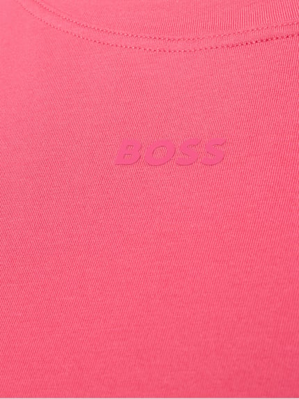 BOSS Góra od piżamy o kroju relaxed fit z mieszanki bawełny Mocnoróżowy 2