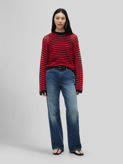 Tommy Hilfiger sweter krój regular fit z mieszanki bawełny ' Czerwony 1