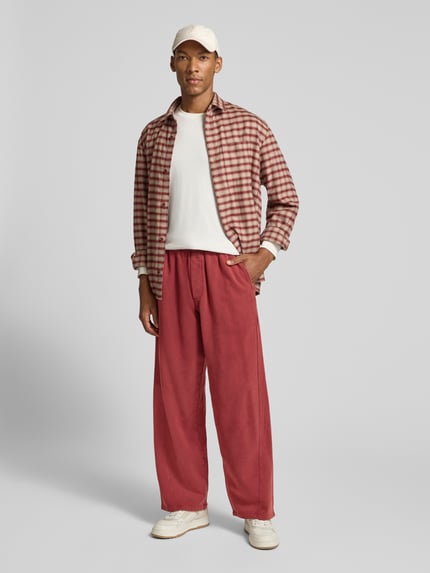 American Vintage Sweatpants mit elastischem Bund Modell 'JITBAY' Rostrot 1