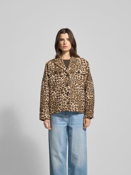 Anine Bing Jacke mit Reverskragen Mittelbraun 4