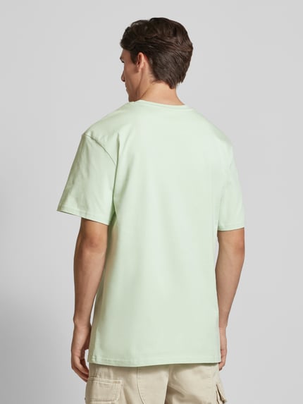 Karl Kani T-Shirt mit Label-Stitching Hellgruen 5