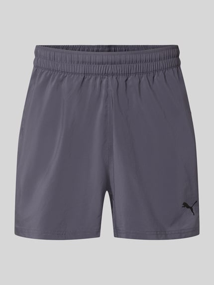 PUMA Performance Regular Fit sportshorts met logoprint model 'TAD ESSENTIALS' Grafiet - 2