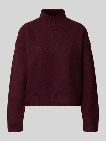 Col-pullover met wol en ronde hals Shop The Look MANNEQUINE