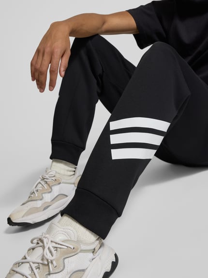 adidas Sportswear Spodnie dresowe z elastycznym pasem i logo Czarny 3