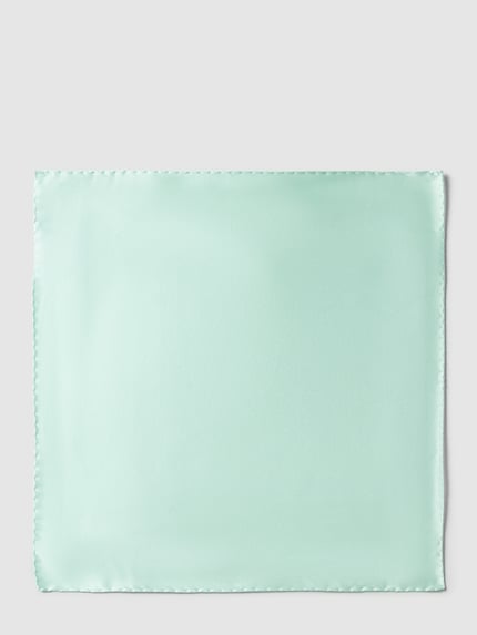 Eton Pochet van pure Zijde Groen - 3
