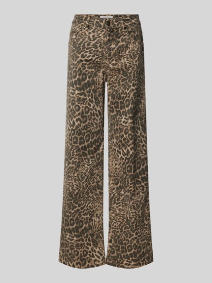 GANG Stoffhose mit 5-Pocket-Design Modell 'Carlotta' Hellbraun 2