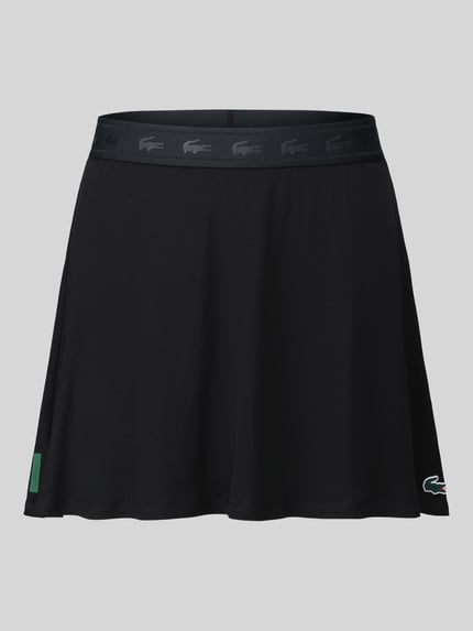 Lacoste Sport Ausgestellter Sport-Rock mit Logo-Detail Black 2