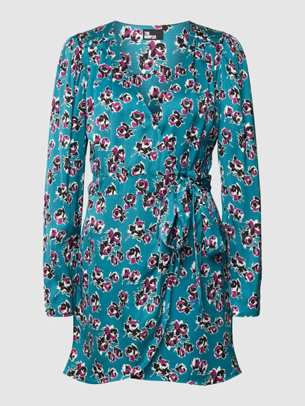 The Kooples Minikleid in Wickel-Optik Pink 2