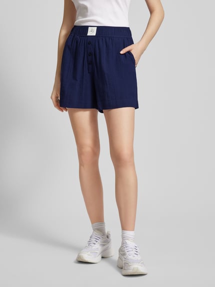 PIECES Regular fit boxershort met labelpatch, model 'PLUTO' Marineblauw - 4