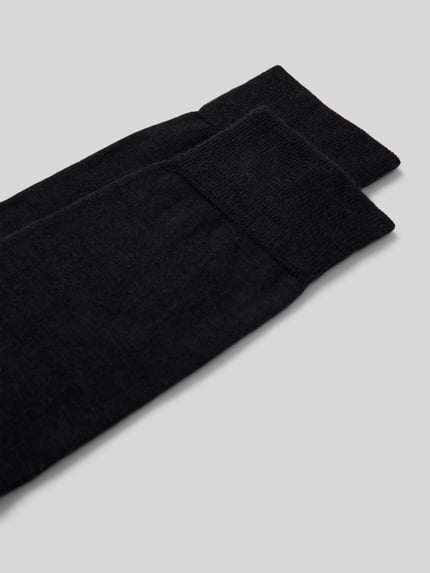 FALKE Sokken met labelstitching Zwart - 2
