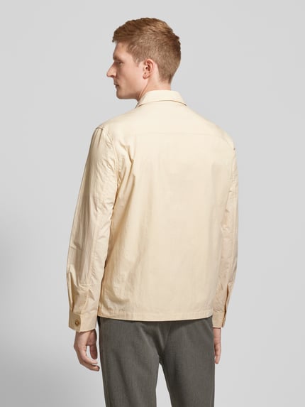 MANGO Hemdjacke mit Brusttasche Modell 'clay' Offwhite 5