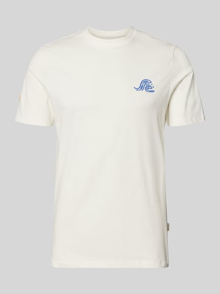 T-Shirt mit Motiv-Print Modell 'SUN ISLAND' Shop The Look MANNEQUINE