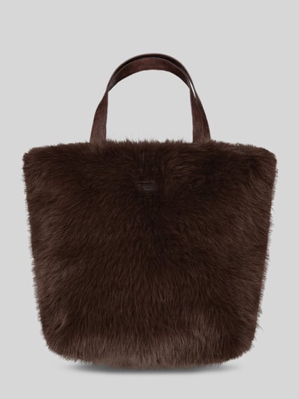 Barts Shopper mit Label-Detail Dunkelbraun 1