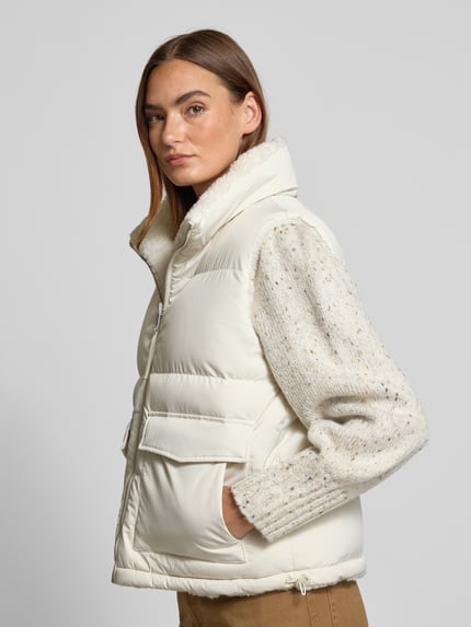 OPUS Steppweste mit Stehkragen Modell 'Wendara' Offwhite 3