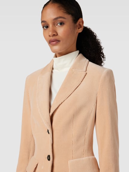 Marc Cain Blazer van corduroy Oudroze - 3