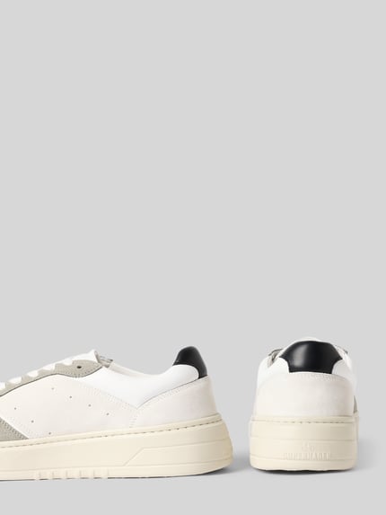 Copenhagen Sneaker aus echtem Leder mit Logo-Detail Weiss 2