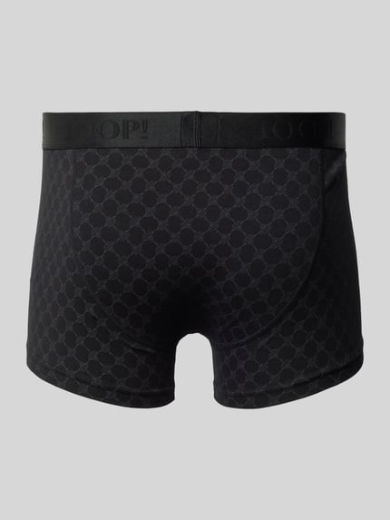 JOOP! COLLECTION Boxershorts mit elastischem Label-Bund im 3er-Pack Metallic Black 3