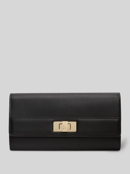 Tommy Hilfiger Portemonnee met logo-applicatie Zwart - 1