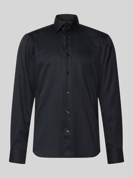 BOSS Regular Fit Businesshemd aus reiner Baumwolle Modell 'H JOE KENT' Black 2
