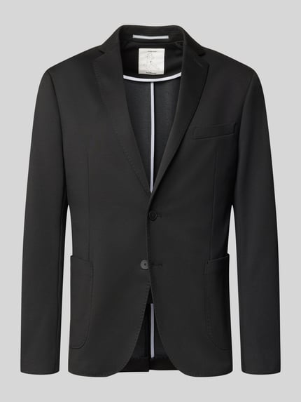 s.Oliver BLACK LABEL 2-knoops colbert met viscose Zwart - 2