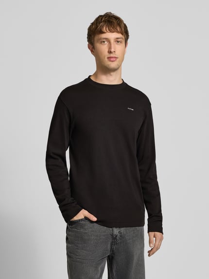 G-Star RAW Langarmshirt mit Logo-Schriftzug Black 4