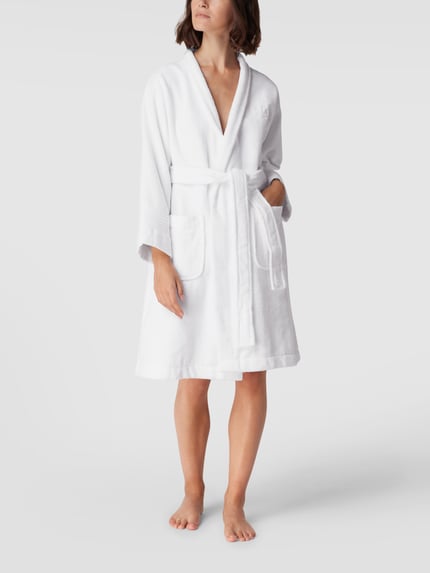 Lauren Ralph Lauren Bademantel aus Baumwolle Weiss 1