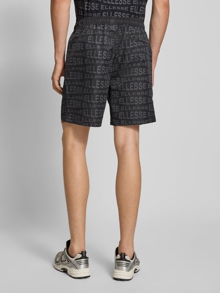 ellesse Regular Fit Shorts mit Tunnelzug Modell 'DISTORTA' Black 5