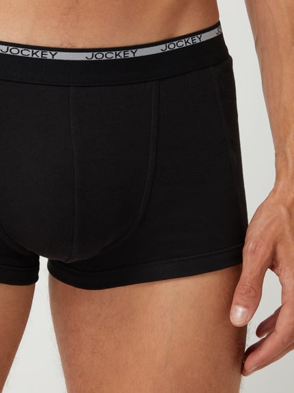 Jockey Trunks aus Baumwolle im 2er-Pack Black 2