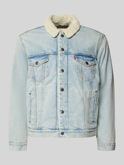 Levi's® Jeansjacke mit Teddykragen Jeansblau 2