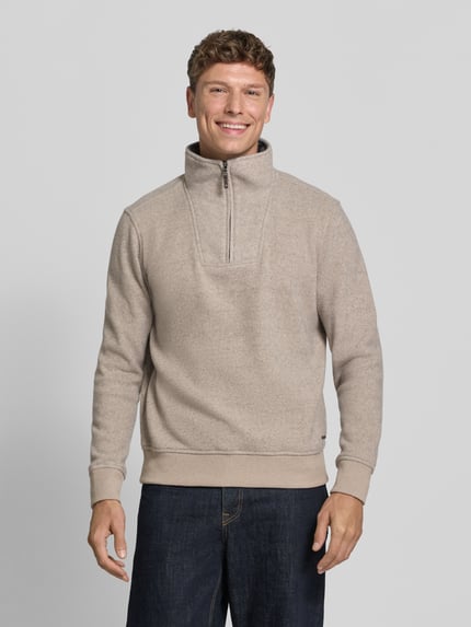 RAGMAN Troyer mit Reißverschluss Taupe 4