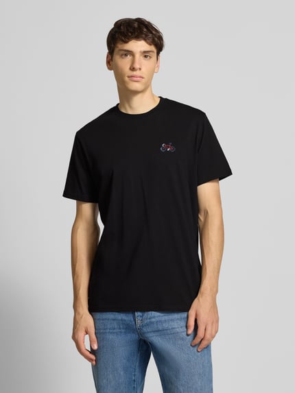 Dedicated T-Shirt mit Motiv-Stitching Black 4