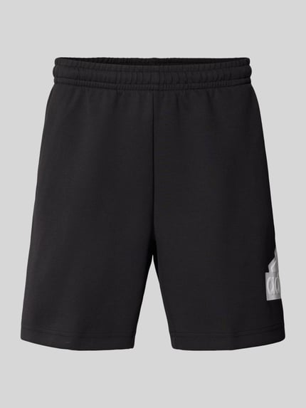 adidas Sportswear Regular Fit Sweatshorts mit Label-Detail Black 2