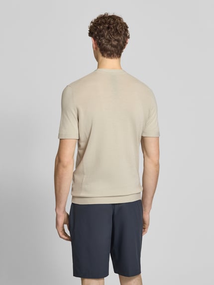 BOSS Green Regular Fit T-Shirt aus Baumwoll-Mix Modell 'MOMENTUM-LITE' Sand 5