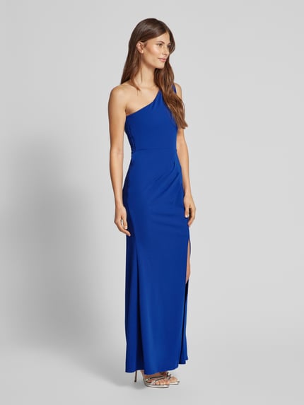 SISTAGLAM Abendkleid mit One-Shoulder-Träger Modell 'Aubrielle' Royal 1