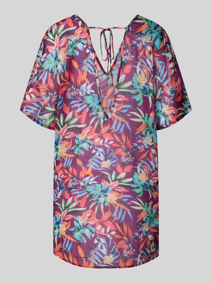 Venice Beach Tunika im Allover-Look Modell 'Cadu' Lila 3