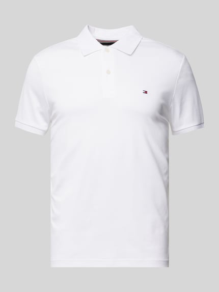 Tommy Hilfiger Koszulka polo o kroju regular fit z wyhaftowanym logo Biały 2
