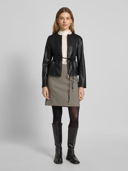 GUIDO MARIA KRETSCHMER WOMAN Blazer in Leder-Optik Modell 'Admira' Black 1