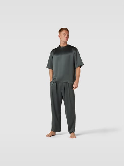 Nanushka T-shirt met ronde hals Middengrijs - 1
