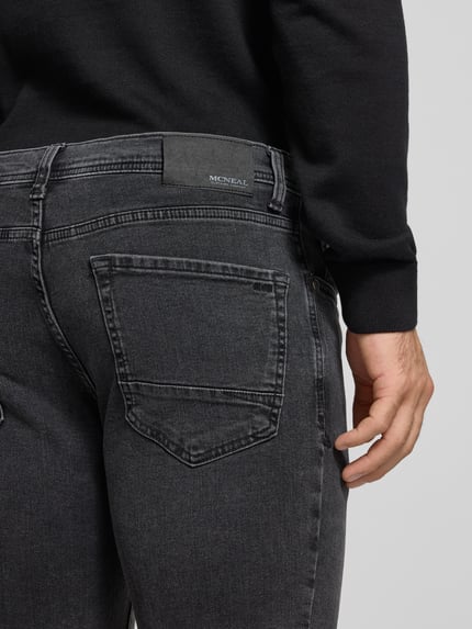 MCNEAL jeansy o kroju slim fit z 5 kieszeni Średnioszary 3