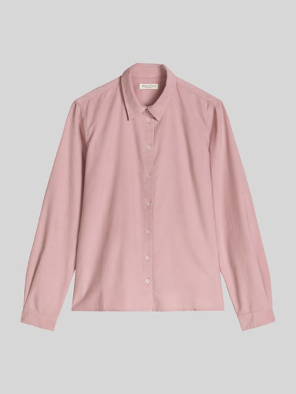 Marc O'Polo Regular Fit Langarm Bluse aus Lyocell-Baumwoll-Mix Rosa 2