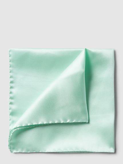 Eton Pochet van pure Zijde Groen - 2