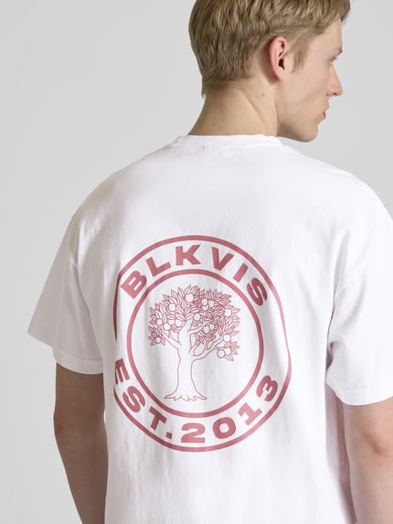 BLKVIS T-Shirt mit Logo-Print Modell 'SOURCE' Weiss 3